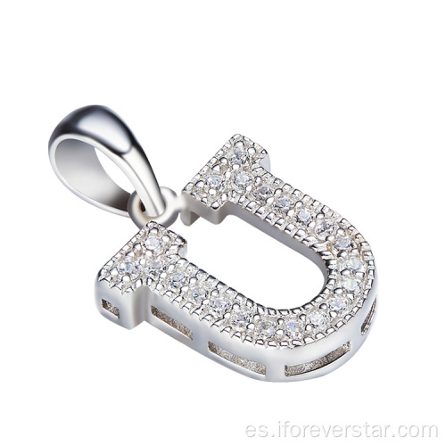 Iced Out Jewelry Pendant Inicials Pendant Charm Letra